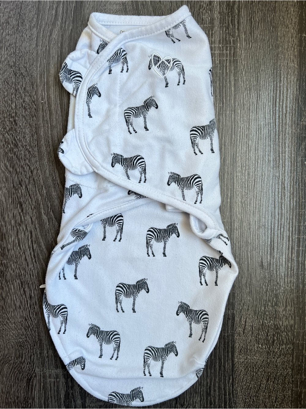 SwaddleMe Zebra Print Adjustable Swaddle Blanket SM/MED